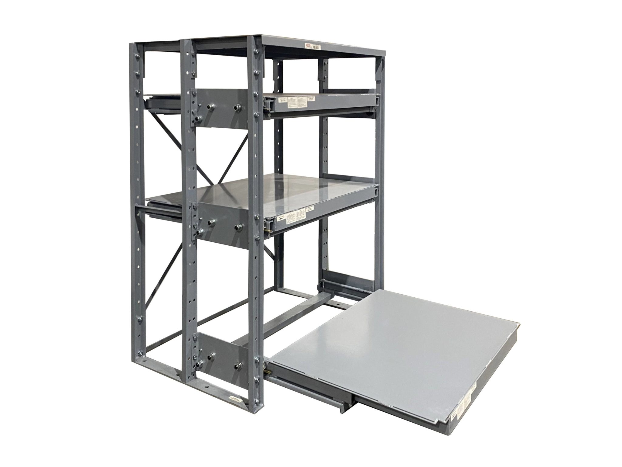 Roll Out Shelf Racks Heavy Duty Warehouse Rack And Shelf