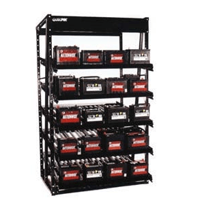 rack battery warehouse storage flow racks