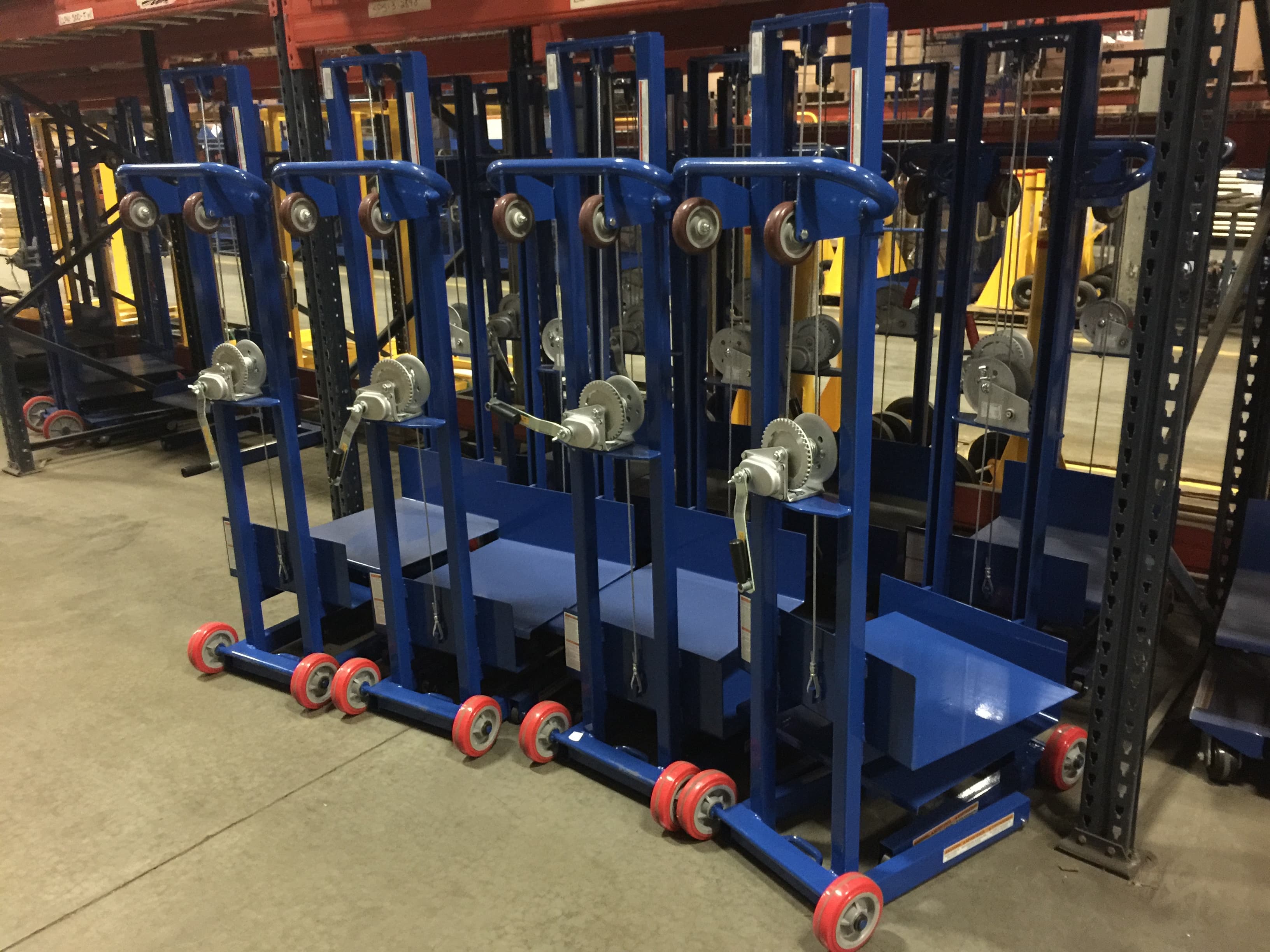 Manual Stacker Warehouse Rack and Shelf