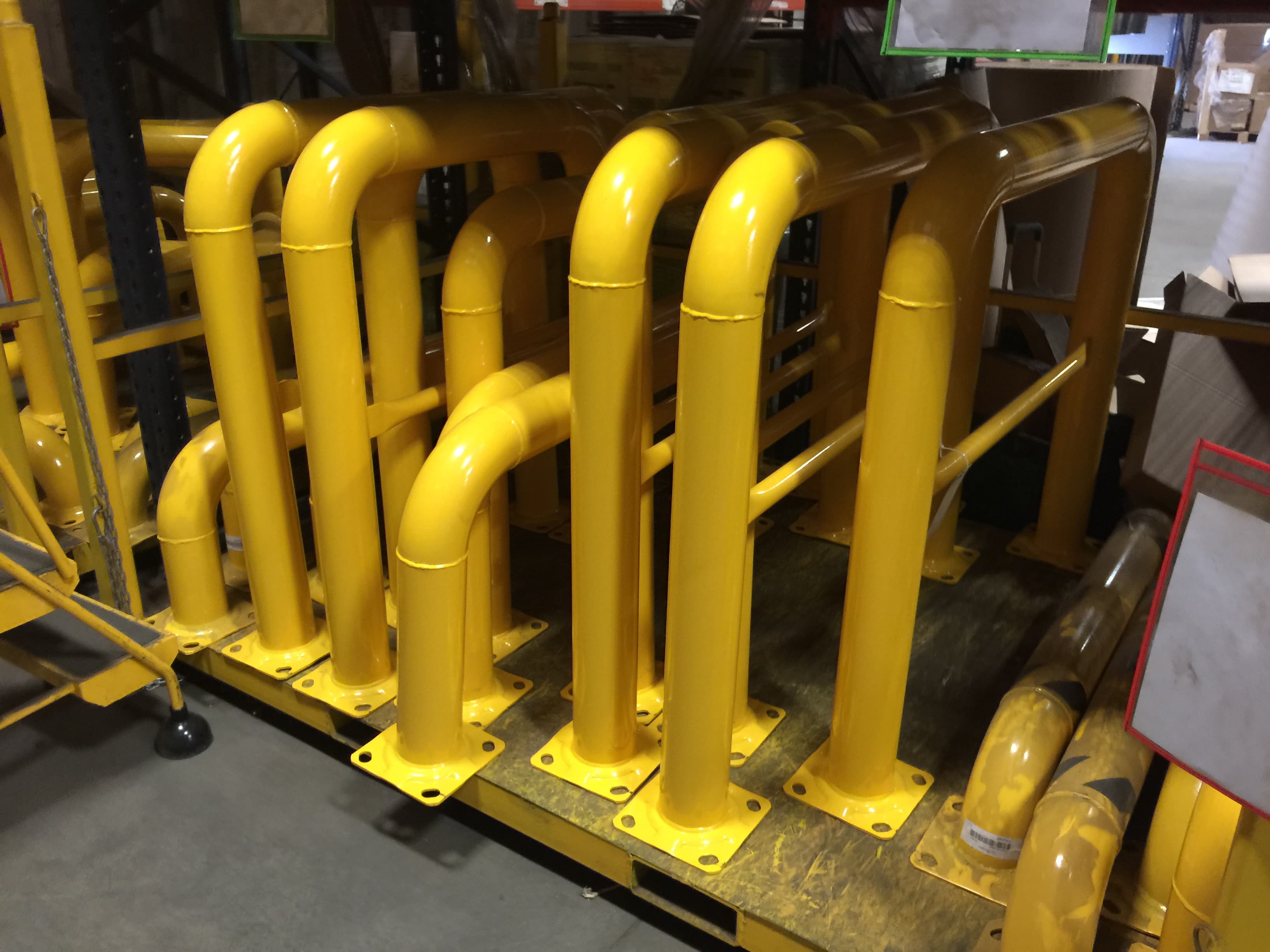 High Profile Machinery Guard Warehouse Rack and Shelf