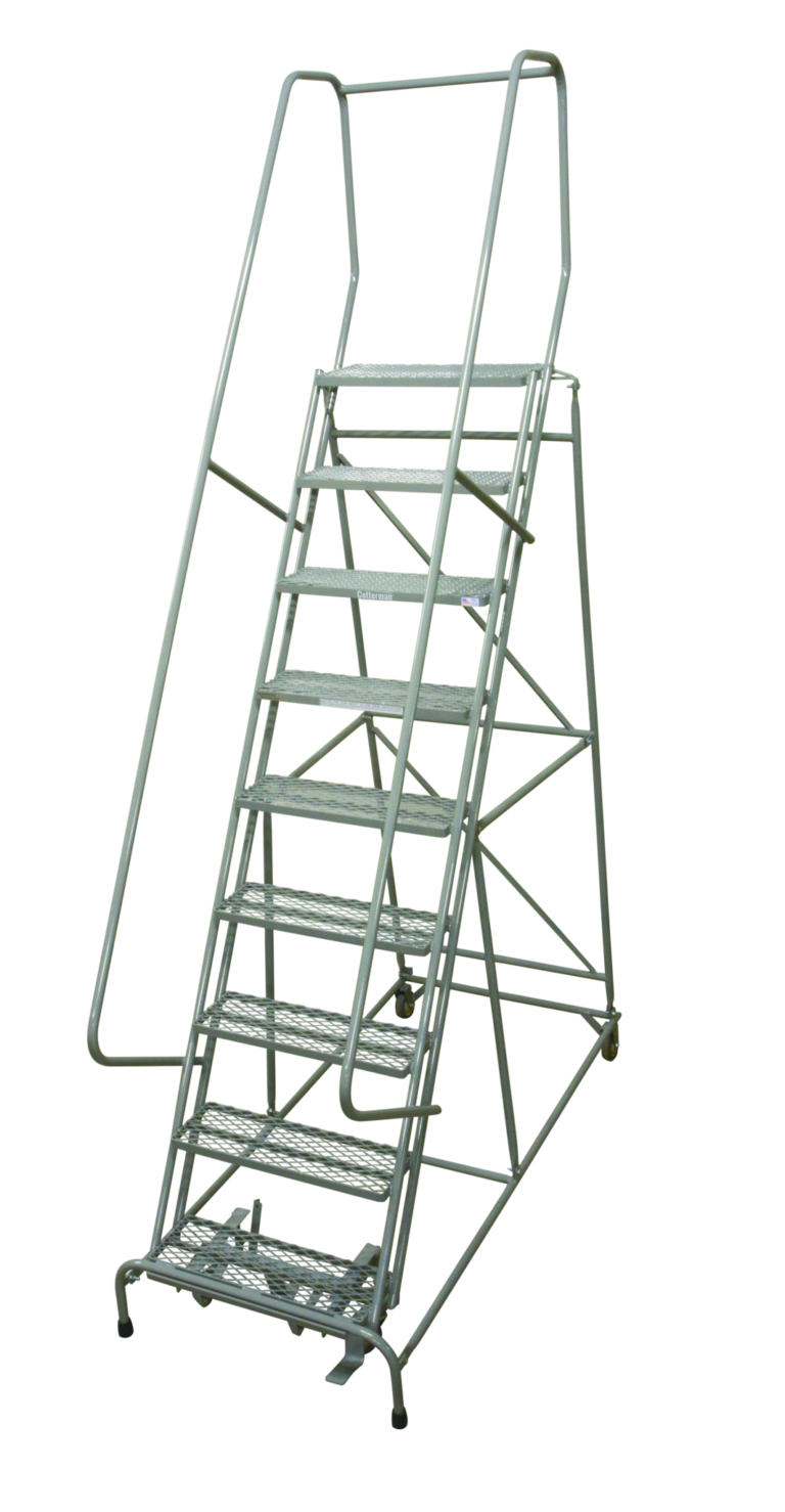 Cotterman Steel Rolling Ladder Warehouse Ladder