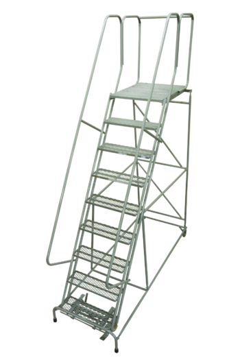 1000 Series Cotterman Rolling Ladder with Deeper Platform