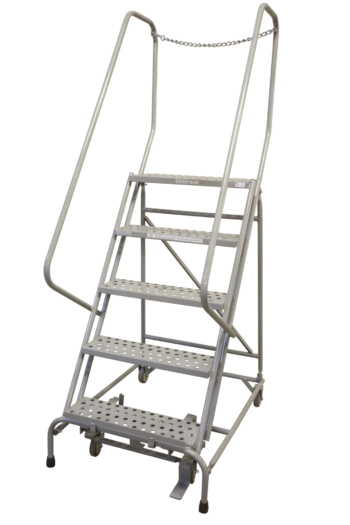 1000 Series Cotterman Rolling Ladder with Walk Thru Chain