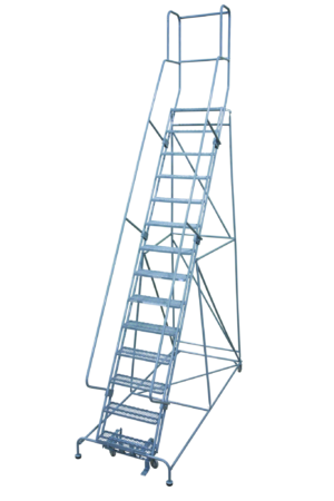 Cotterman Rolling Warehouse Ladder | Industrial Access Ladder