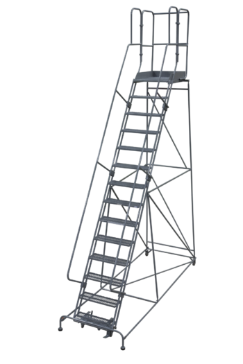 14 Step Cotterman 1500 Series Rolling Ladders