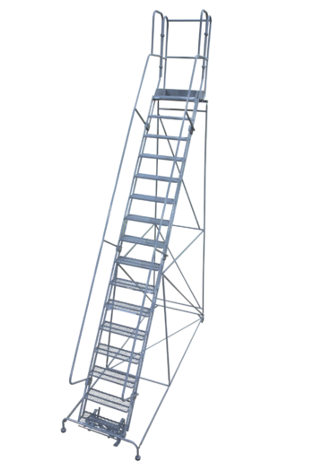 16 Step Cotterman 1500 Series Rolling Ladder