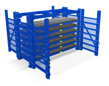 2 Sided Roll Out Sheet Rack