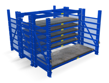 2 Sided Roll Out Sheet Rack Extended Shelf