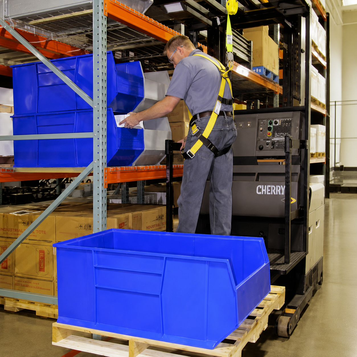 Large Rack Bins for Pallet Rack