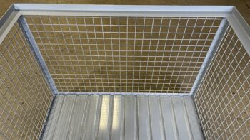 Gitterbox Corrugated Steel Bottom Steel Angle Corner Wire Mesh Sides