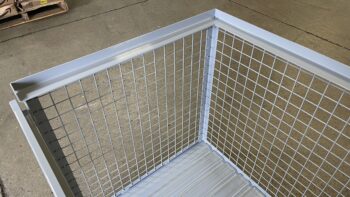 Gitterbox Steel Angle Corner and Wire Mesh Side Walls