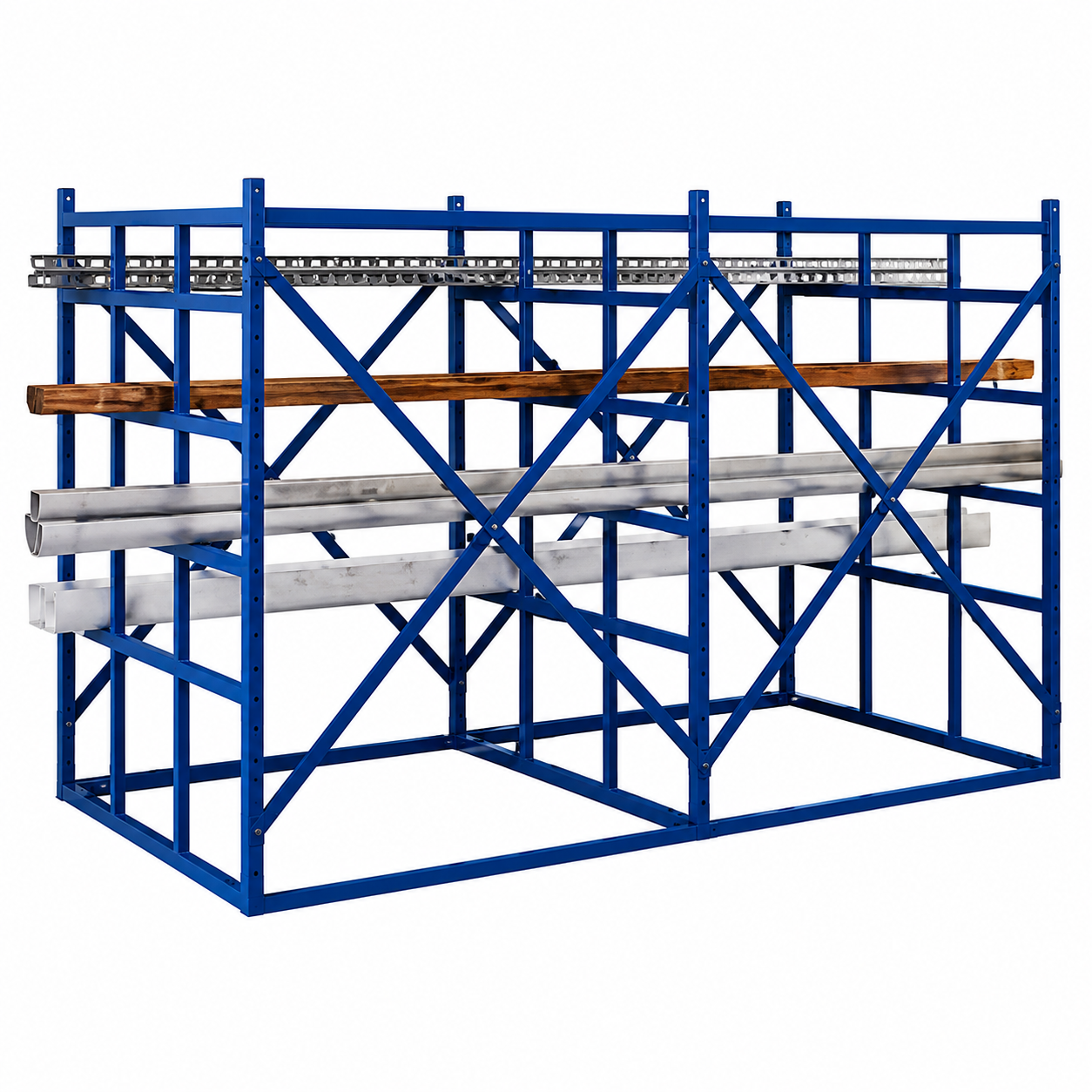 15-Opening Horizontal Bar Storage Rack