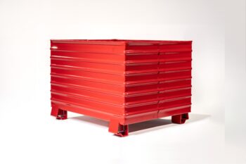 B-3S Round Corner Steel Bulk Containers