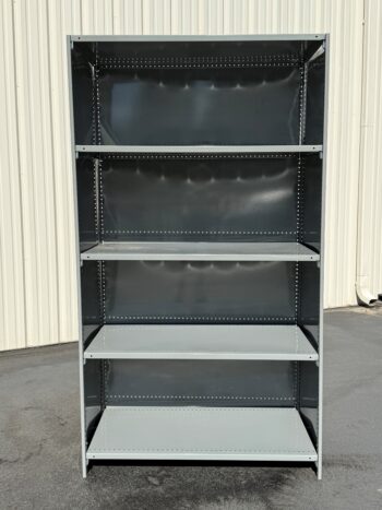 Closed Steel Shelving with Back and Side Panels