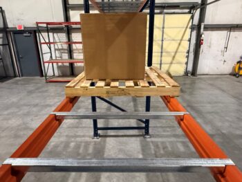 Double Flanged Pallet Support Side View