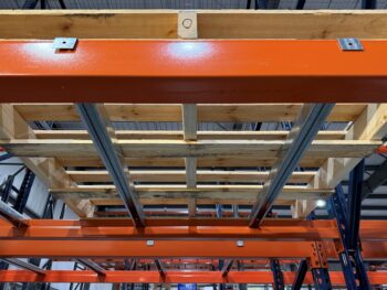 Double Flanged Pallet Supports Underside