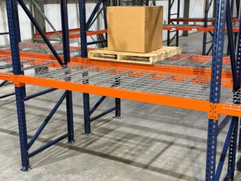 Inside Waterfall Wire Decking Double Deep Pallet Rack