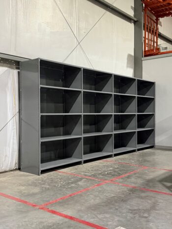 Single Row Closed Steel Shelving