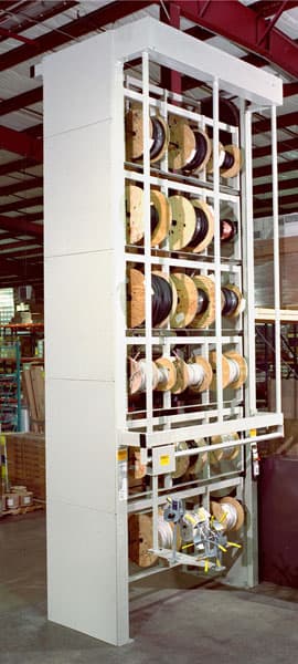 Wire Carousel, Wire Spool Storage Rack