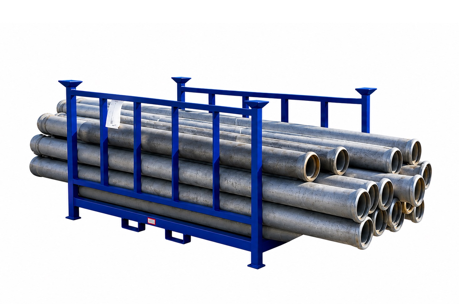 Portable Stackable Pipe Rack with Side Frames Portable Stackable Pipe Rack with Side Frames