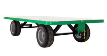 Medium Duty Quad Steer Tow Cart Back View