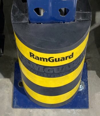 RamGuard Rubber Pallet Rack Column Guard
