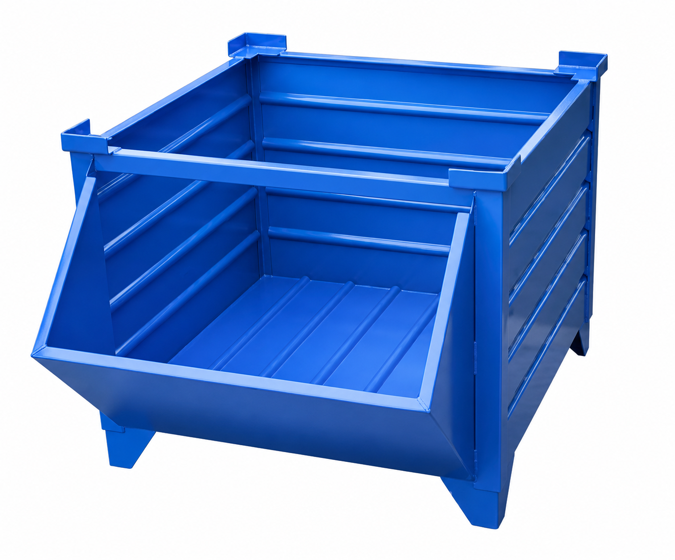 Corrugated Container with Hopper Front