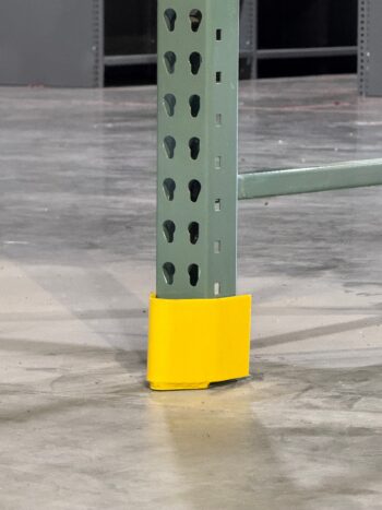 4 Inch V-Nose Post Protector on Interlake Upright