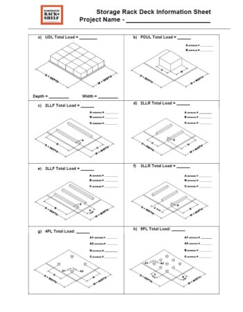 Bar Grate Decking Storage Rack Info Sheet