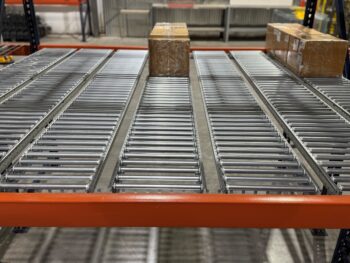 Charge Side of Carton Flow Rack