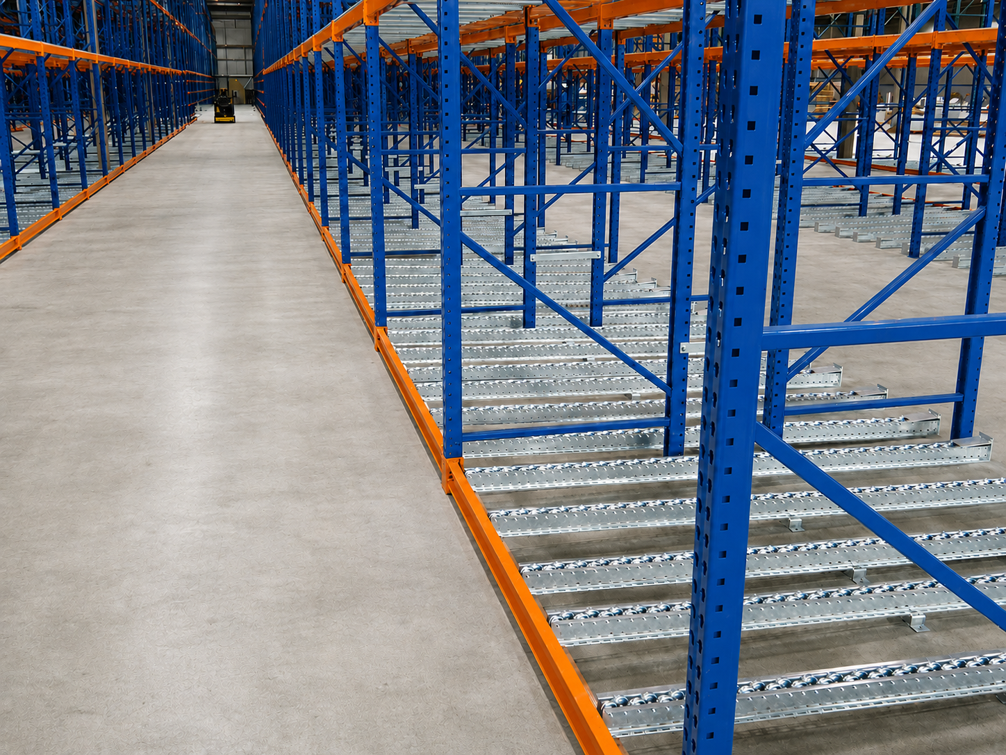 Floor Mounted Pallet Flow Lanes Floor Mounted Pallet Flow Lanes