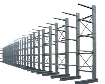 One Run of Single Sided Cantilever Racking