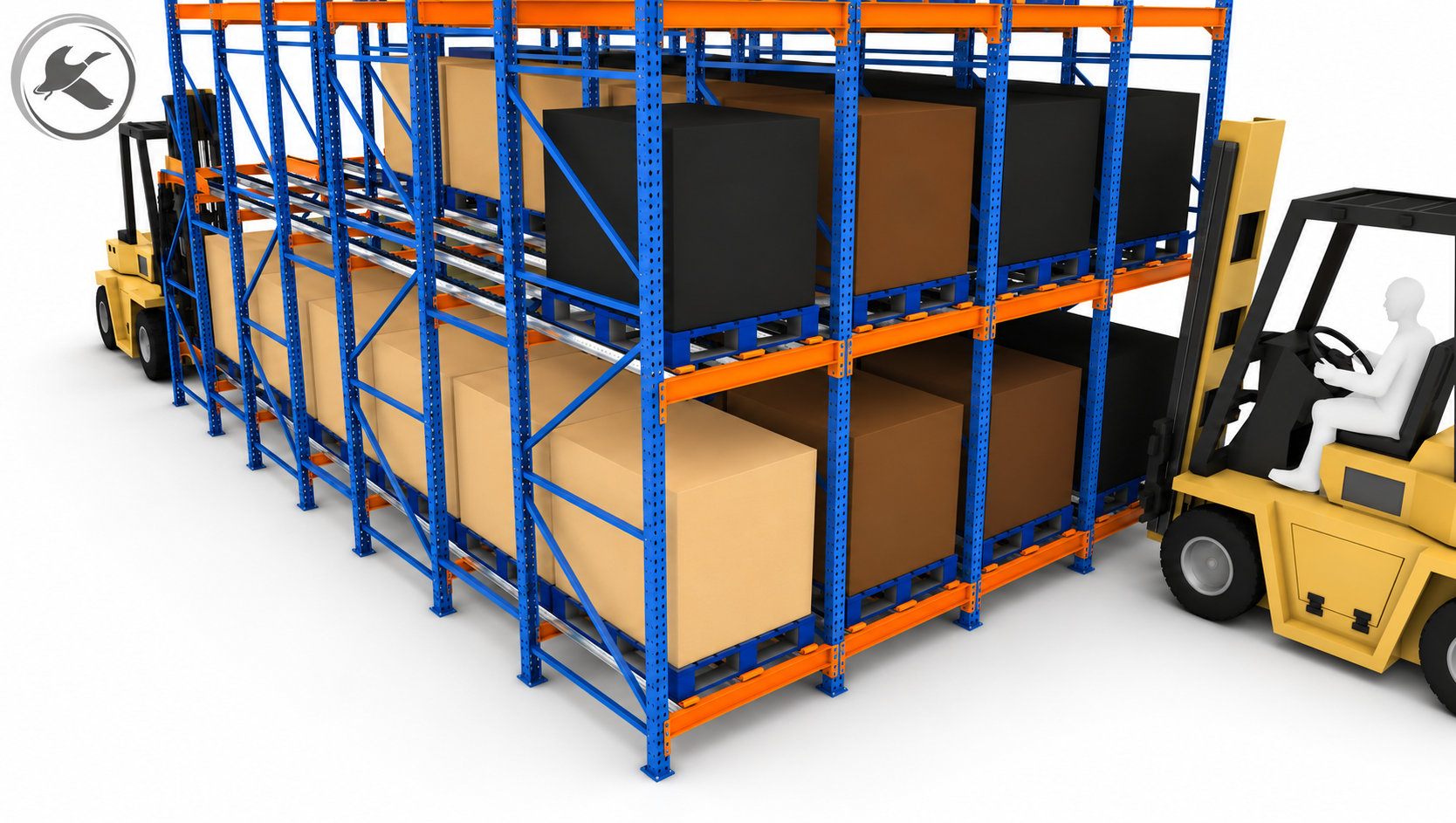 Pallet Flow Rack Load Pick Side Pallet Flow Rack Load Pick Side