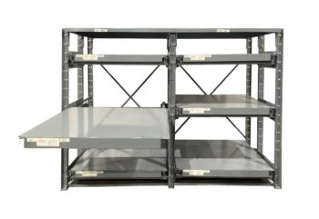 Roll Out Shelf Rack Starter and Adder Tool and Die Storage Racks