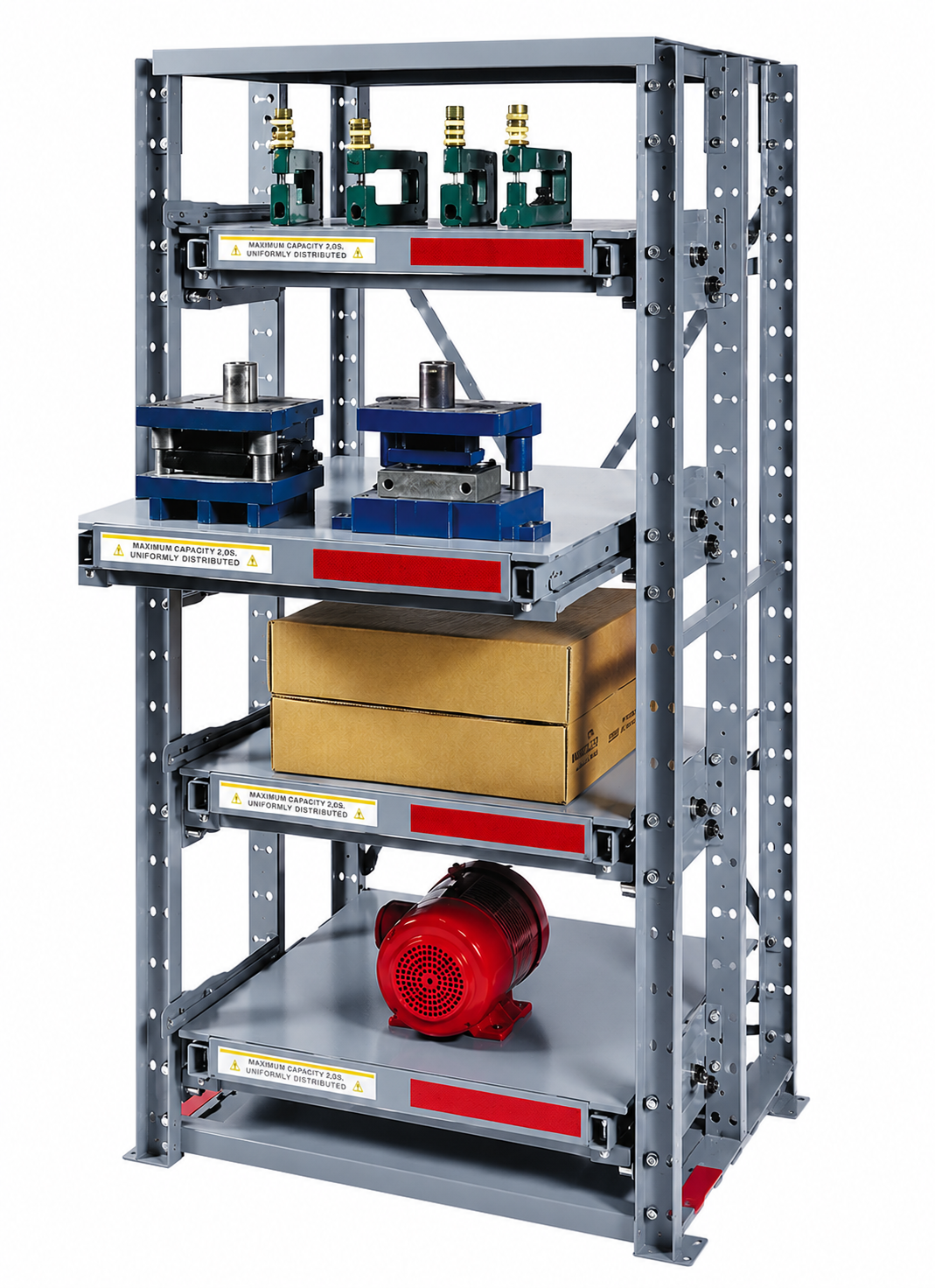 Roll Out Shelf Racks for Tool & Die Storage