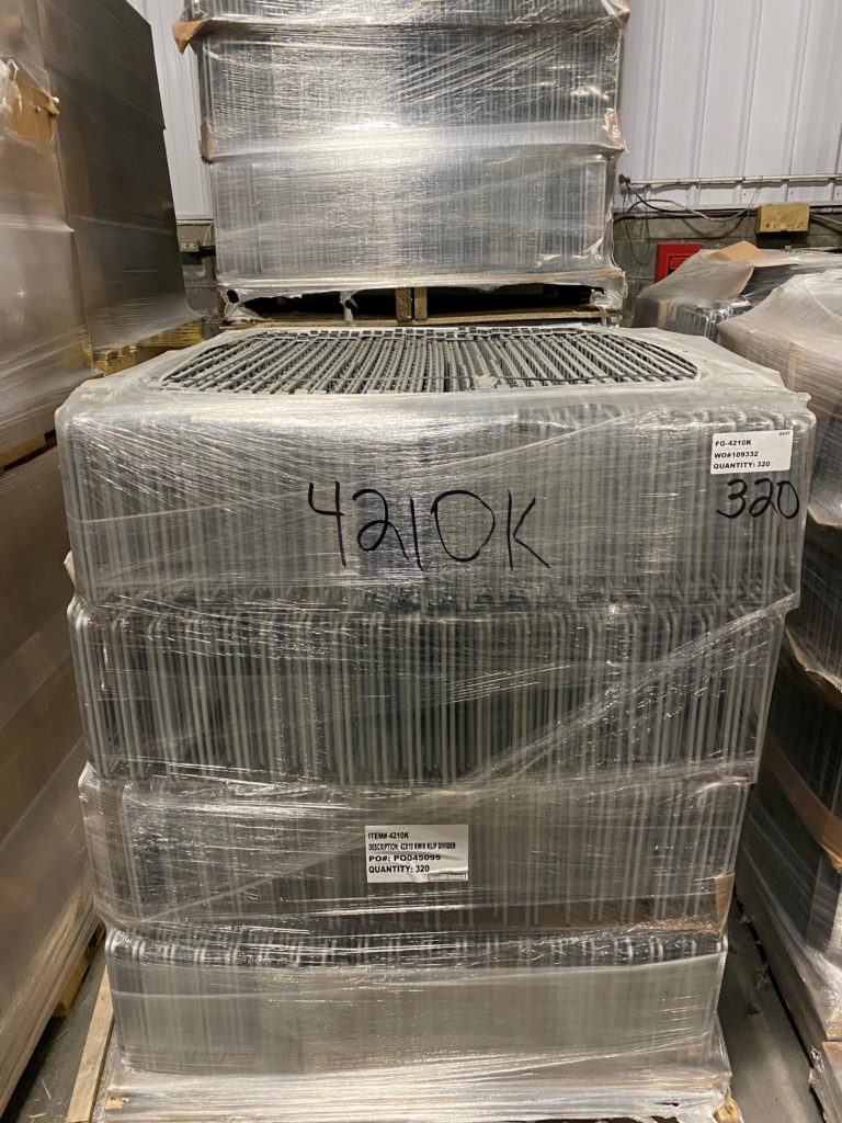 Warehouse Rack Vertical Wire Shelf Dividers