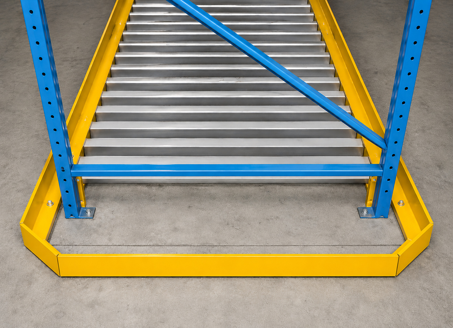 Steel Angle Guide Rails Pallet Rack Protection Steel Angle Guide Rails Pallet Rack Protection