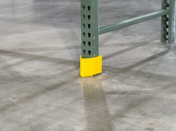 V Nose Column Protector on Green Upright
