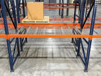 Wire Mesh Decking in Double Deep Pallet Racking