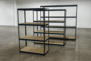 Boltless Shelving Units with Particle Board Decking
