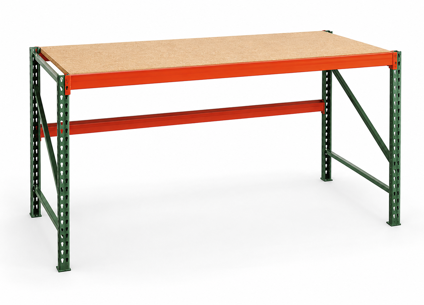 Heavy-Duty Industrial Workbench (Teardrop Widespan)