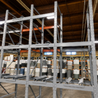 V Shaped Coil Rack Stackable Heavy Duty Coil Racks | Structural Steel Storage