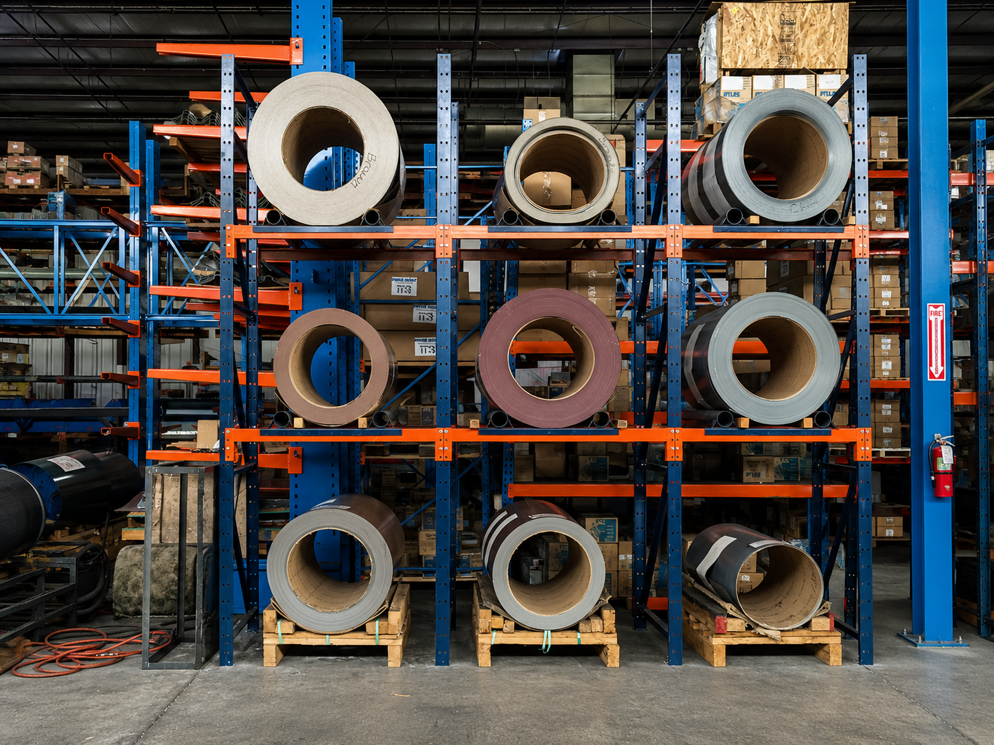 Structural Steel Coil Rack System Structural Steel Coil Rack System