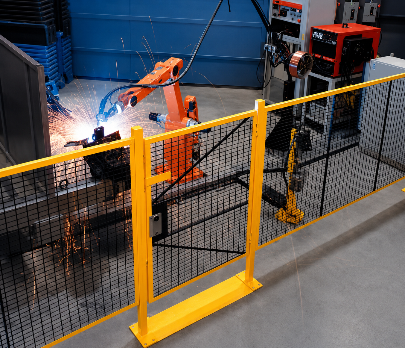Wire Partition Machine Guarding | Machine Guards