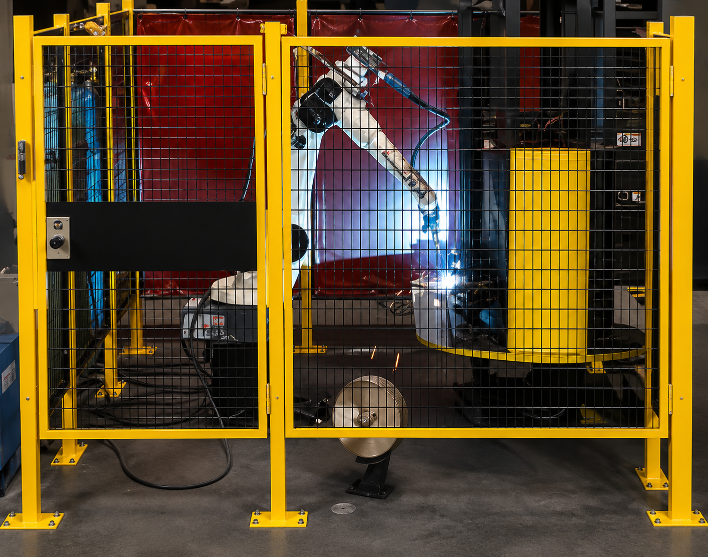 Wire Partition Machinery Guarding Wire Partition Machinery Guarding