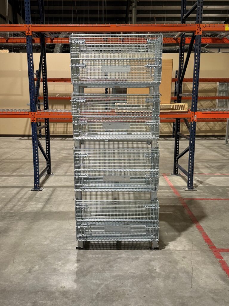 Warehouse Racks Wire Net Wire Mesh Baskets | Warehouse Storage