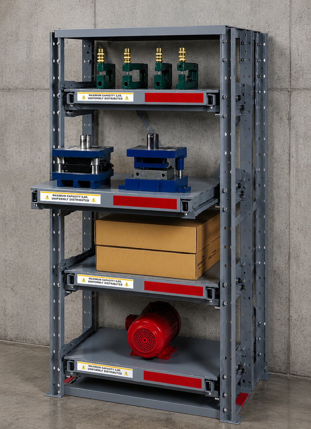 Roll Out Shelf Rack Tools Dies Mold Storage Roll Out Shelf Rack Tools Dies Mold Storage