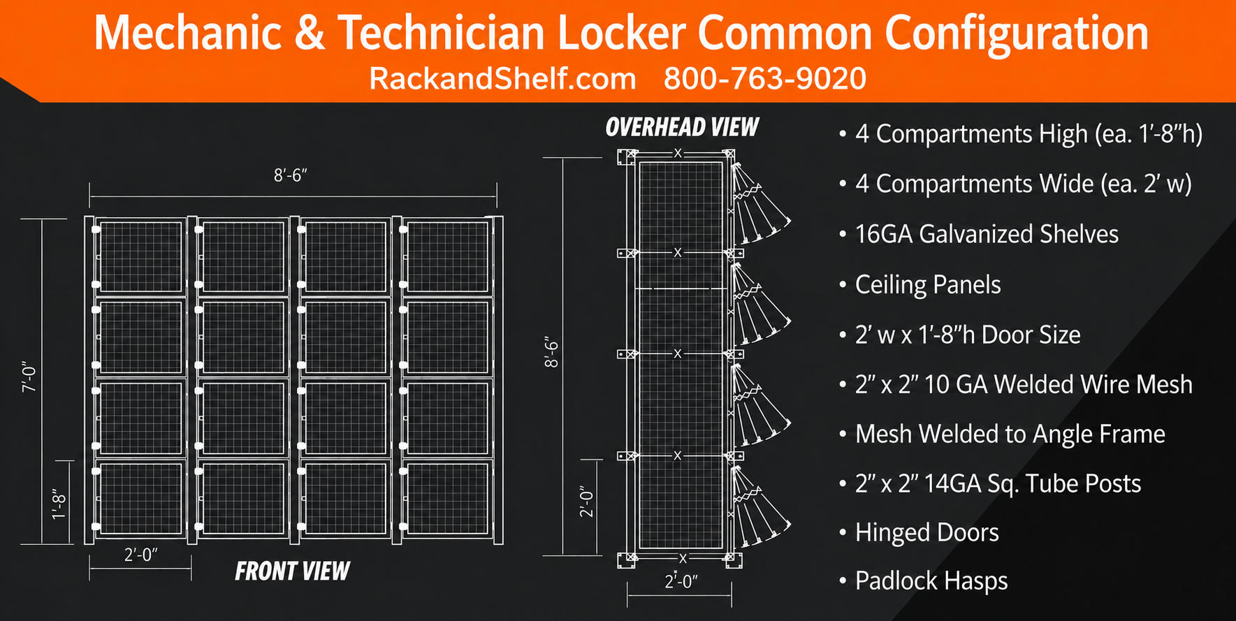 Mechanic Technician Locker Common Configuration Mechanic Technician Locker Common Configuration