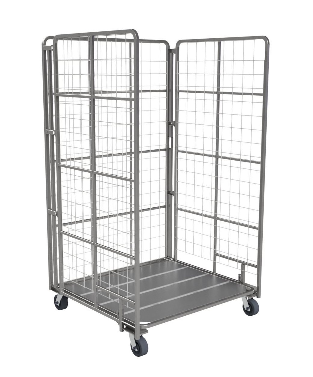 Folding Wire Shelf Cart Folding Wire Shelf Cart