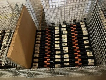 Wine Bottle Storage Wire Baskets